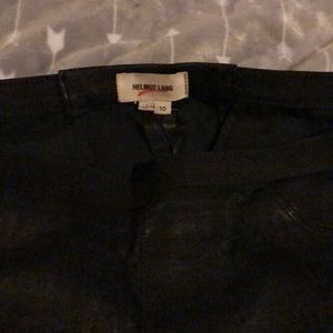 Helmut Lang leather leggings